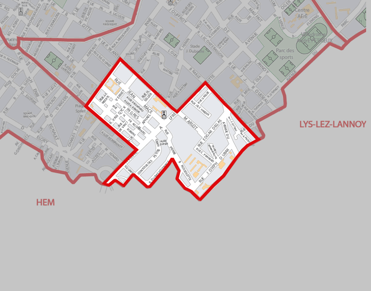 Quartier Hauts Champs - Nouveau Roubaix - Petites Haies